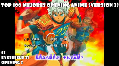 100 mejores opening anime version 3  (1980 - 2024)