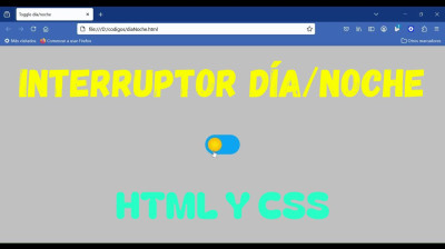 Cómo crear un interruptor de Modo Día/Noche con HTML y CSS - Web development