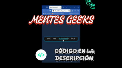 Cómo crear un menú de navegación horizontal con HTML y CSS