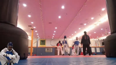TKD sparring class