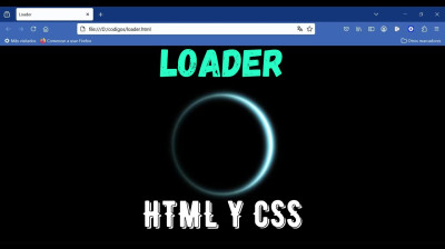 Cómo crear un loader en HTML y CSS - Web development