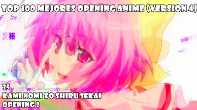 100 mejores opening anime version 4  (1980-2024)