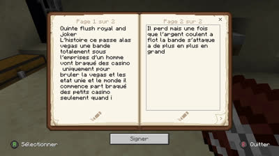 minecraft book / fifa 18