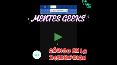 Cómo crear un botón play en HTML y CSS